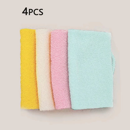 4pcs Coral Velvet Bathroom Supplies, Soft Hand Towel, Absorbent Cloth Dishcloths, Hanging Cloth, Kitchen Accessories